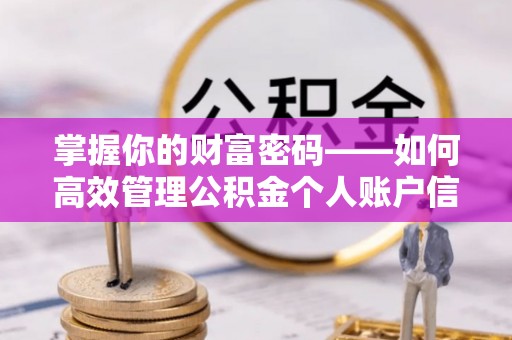 阿克塞掌握你的财富密码——如何高效管理公积金个人账户信息
