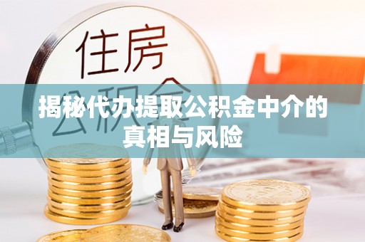 阿克塞揭秘代办提取公积金中介的真相与风险