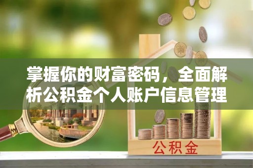 阿克塞掌握你的财富密码，全面解析公积金个人账户信息管理
