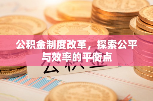 阿克塞公积金制度改革，探索公平与效率的平衡点