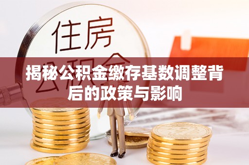 阿克塞揭秘公积金缴存基数调整背后的政策与影响