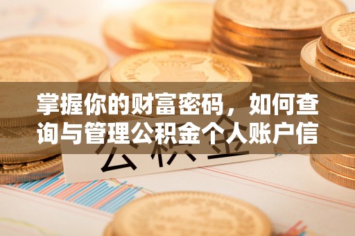 阿克塞掌握你的财富密码，如何查询与管理公积金个人账户信息