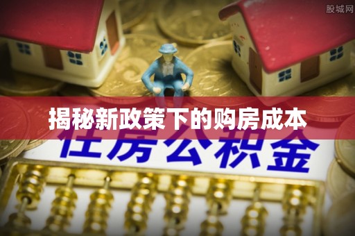 阿克塞揭秘新政策下的购房成本