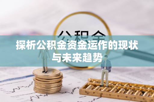 阿克塞探析公积金资金运作的现状与未来趋势