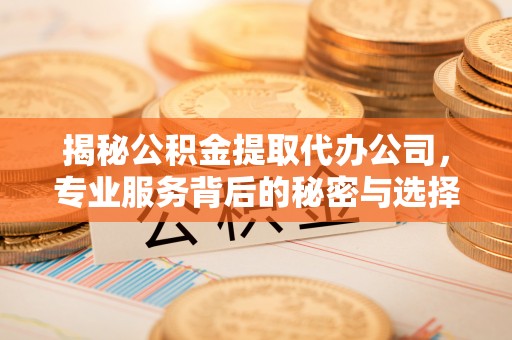 阿克塞揭秘公积金提取代办公司，专业服务背后的秘密与选择指南