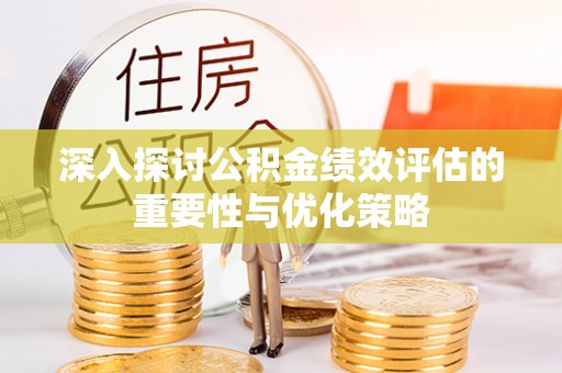 阿克塞深入探讨公积金绩效评估的重要性与优化策略